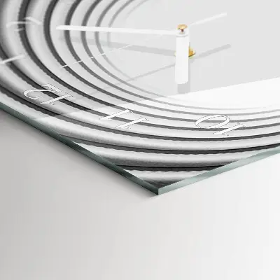 Wanduhr mit motiv vertikal Wirbel