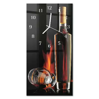 Wanduhr mit motiv vertikal Alkohol
