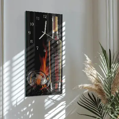 Wanduhr mit motiv vertikal Alkohol