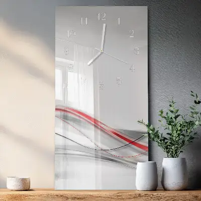 Wanduhr mit motiv vertikal Kurve