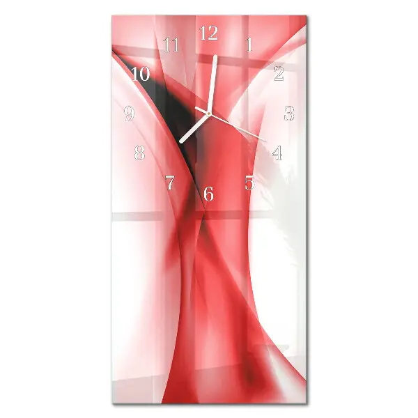 Vertikale glas wanduhr Muster