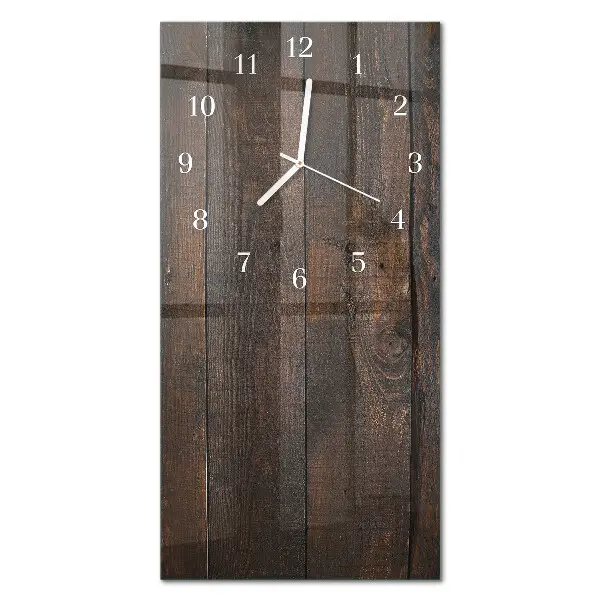 Vertikale Uhr Holz
