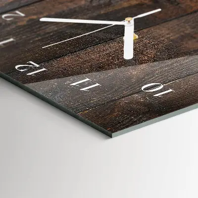 Vertikale Uhr Holz