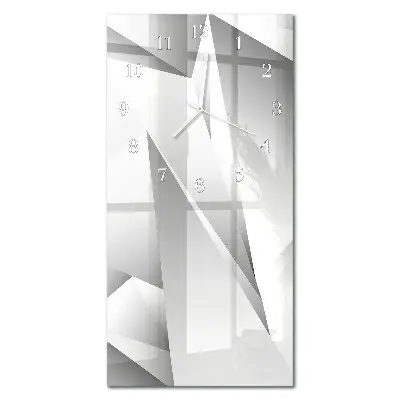 Vertikale glas wanduhr Muster