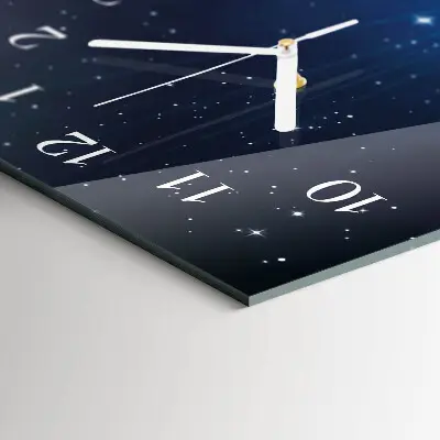 Vertikale Uhr Das Universum der Erde