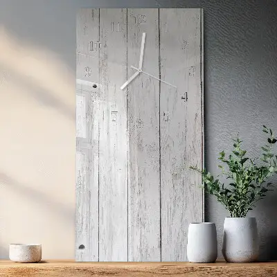 Wanduhr mit motiv vertikal Holz