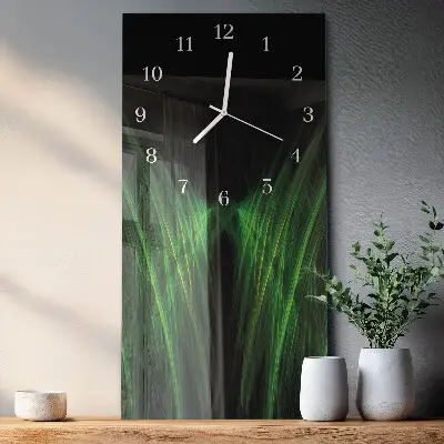 Moderne wanduhr vertikal Weit