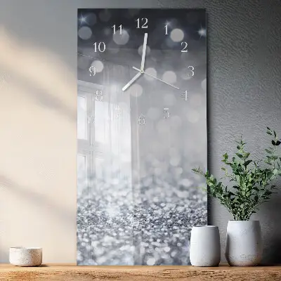 Wanduhr design ausgefallen vertikal Brokat