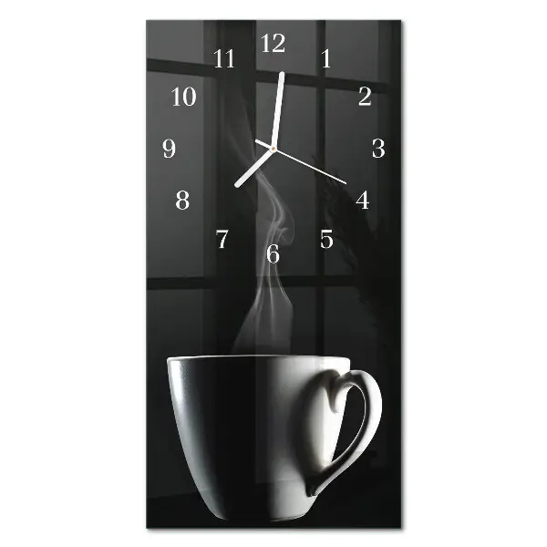 Wanduhr design ausgefallen vertikal Becher