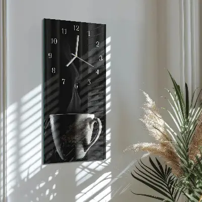Wanduhr design ausgefallen vertikal Becher