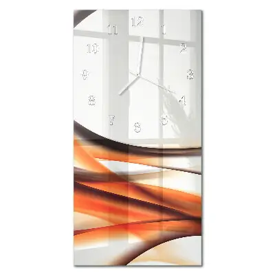 Wanduhr mit motiv vertikal Abstraktion