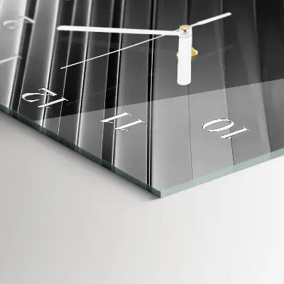 Wanduhr mit motiv vertikal Abstraktion