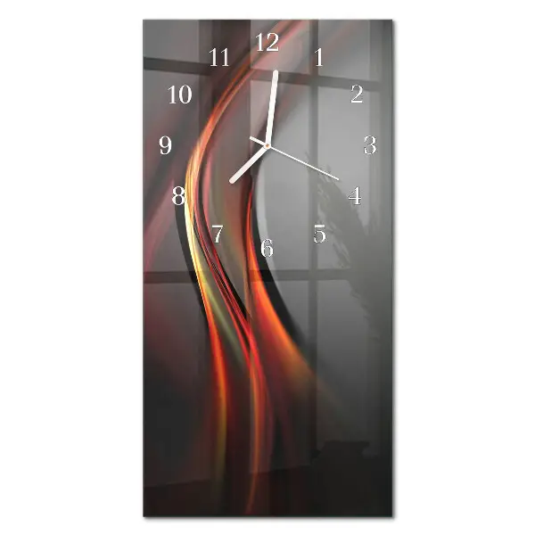 Wanduhr mit motiv vertikal Muster