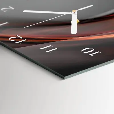 Wanduhr mit motiv vertikal Muster