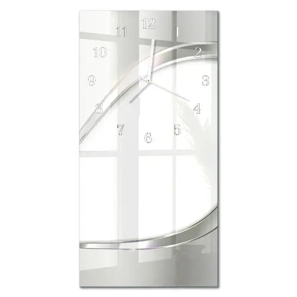 Moderne wanduhr vertikal Muster