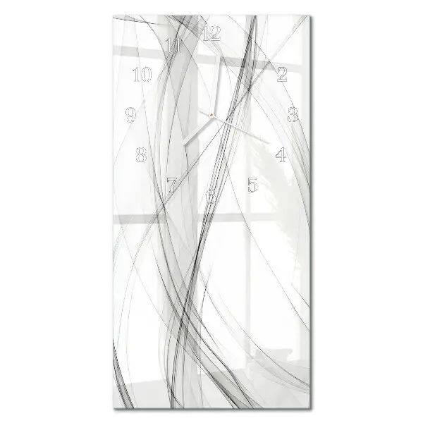Moderne wanduhr vertikal Vorhang
