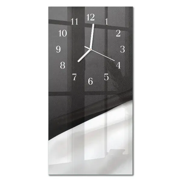 Moderne wanduhr vertikal Kontrast