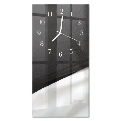 Moderne wanduhr vertikal Kontrast
