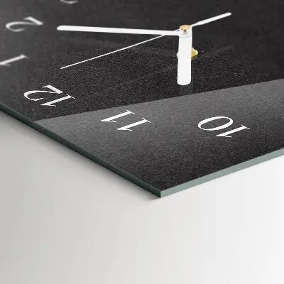 Moderne wanduhr vertikal Kontrast