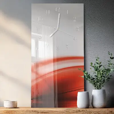 Vertikale Uhr Abstrakte Linien