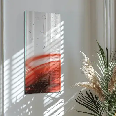 Vertikale Uhr Abstrakte Linien