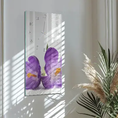 Vertikale Uhr Blume