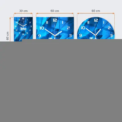 Wanduhr design ausgefallen vertikal Spinnennetz