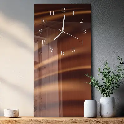 Moderne wanduhr vertikal Muster