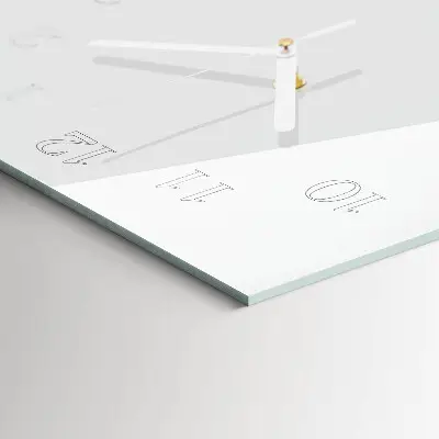 Wanduhr mit motiv vertikal Muster
