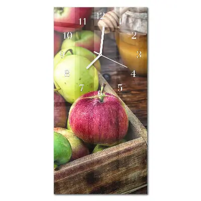 Vertikale Uhr Apfel