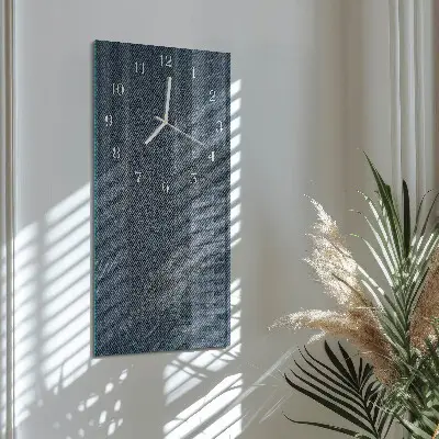 Wanduhr mit motiv vertikal Plastik