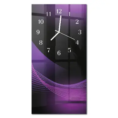 Moderne wanduhr vertikal Abstraktion