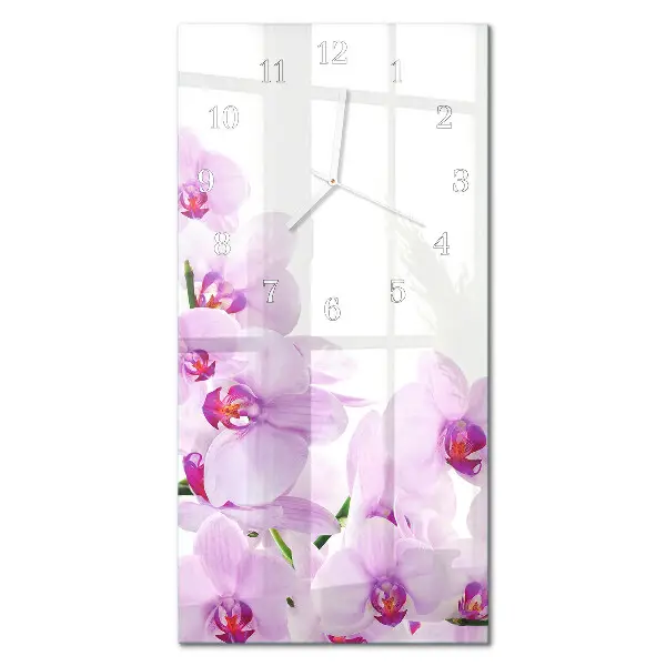 Vertikale Uhr Orchideen