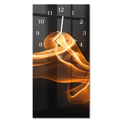 Wanduhr mit motiv vertikal Abstraktion