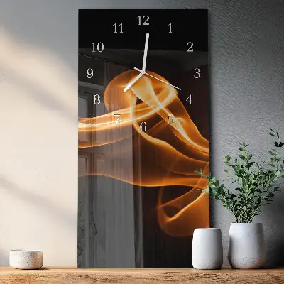 Wanduhr mit motiv vertikal Abstraktion
