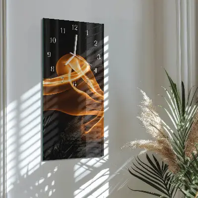 Wanduhr mit motiv vertikal Abstraktion