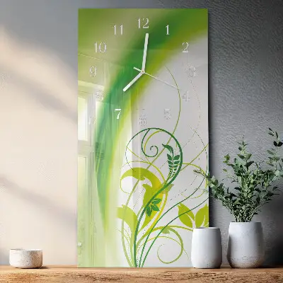 Vertikale Uhr Pflanzenmodell