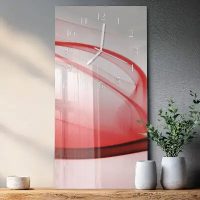 Vertikale Uhr Abstrakte Linien