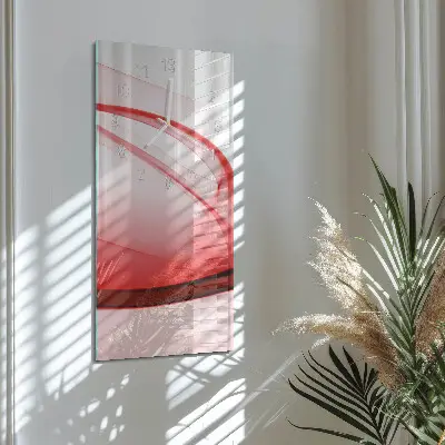 Vertikale Uhr Abstrakte Linien