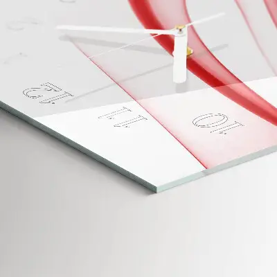 Vertikale Uhr Abstrakte Linien