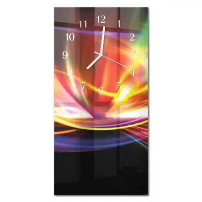 Wanduhr design ausgefallen vertikal Abstrakte Kunst