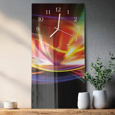 Wanduhr design ausgefallen vertikal Abstrakte Kunst