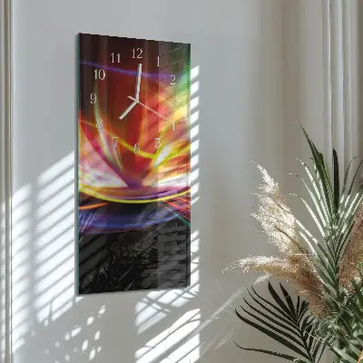 Wanduhr design ausgefallen vertikal Abstrakte Kunst