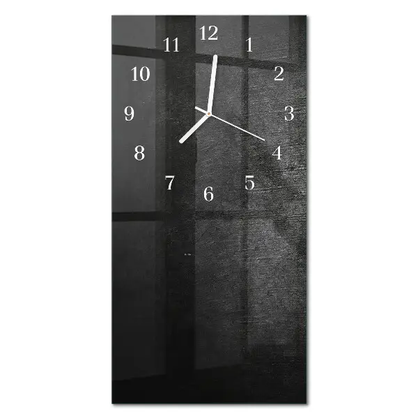 Moderne wanduhr vertikal Platte