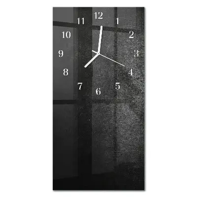 Moderne wanduhr vertikal Platte