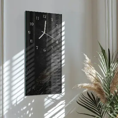 Moderne wanduhr vertikal Platte