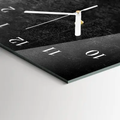 Moderne wanduhr vertikal Platte
