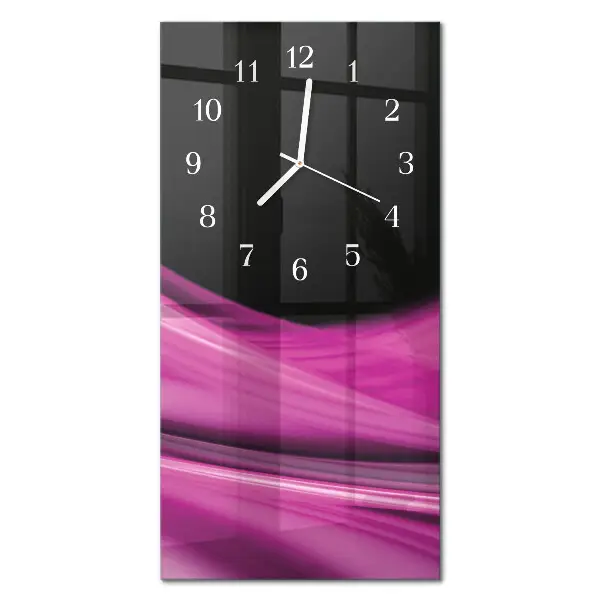 Wanduhr design ausgefallen vertikal Abstrakte Linien
