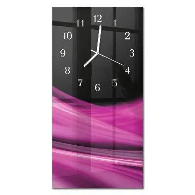 Wanduhr design ausgefallen vertikal Abstrakte Linien