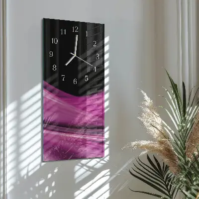 Wanduhr design ausgefallen vertikal Abstrakte Linien